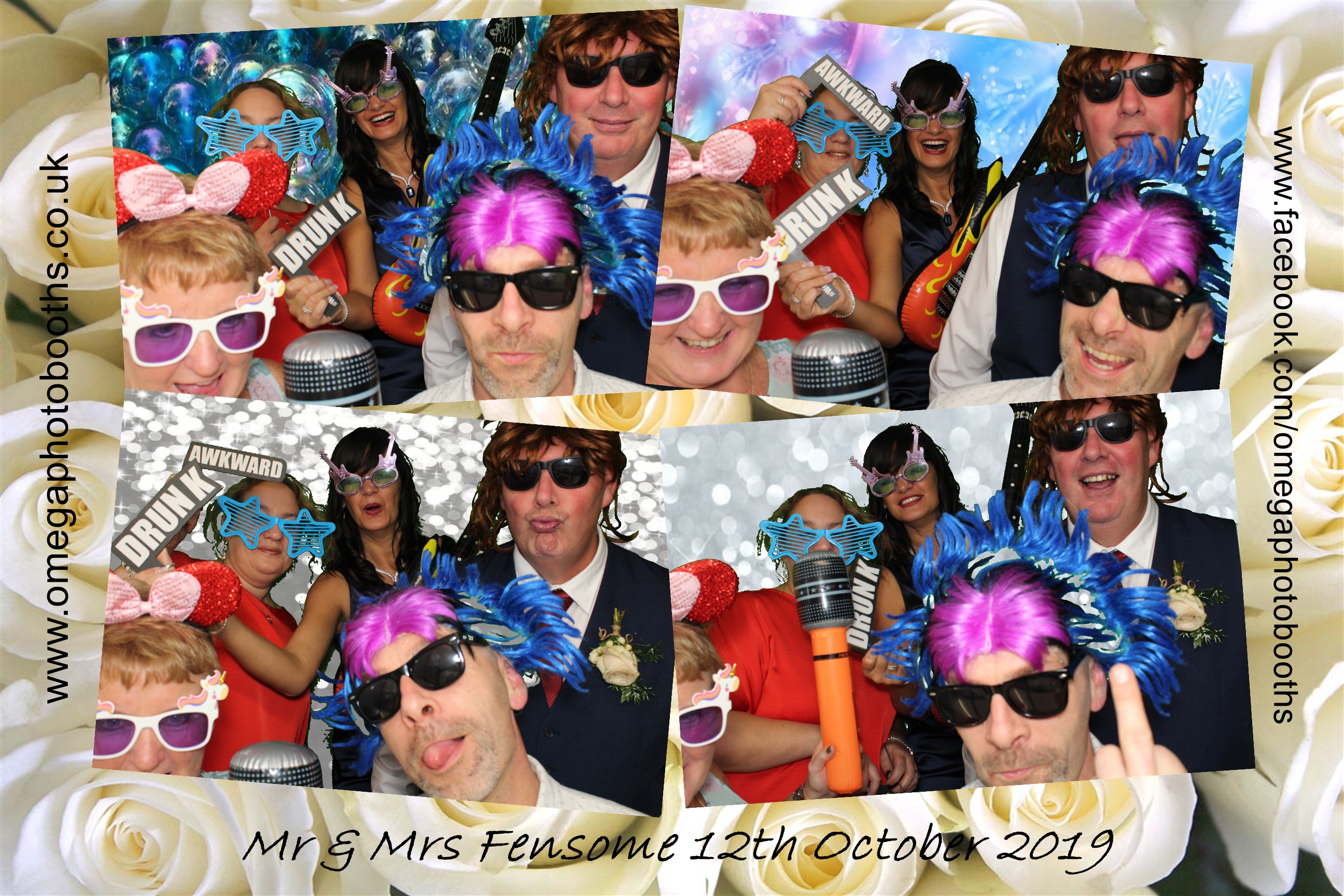 Mr & Mrs Fensome | View more photos from the event at gallery.omegaphotobooths.co.uk/u/Omega-Photobooths/Mr-Mrs-Fensome